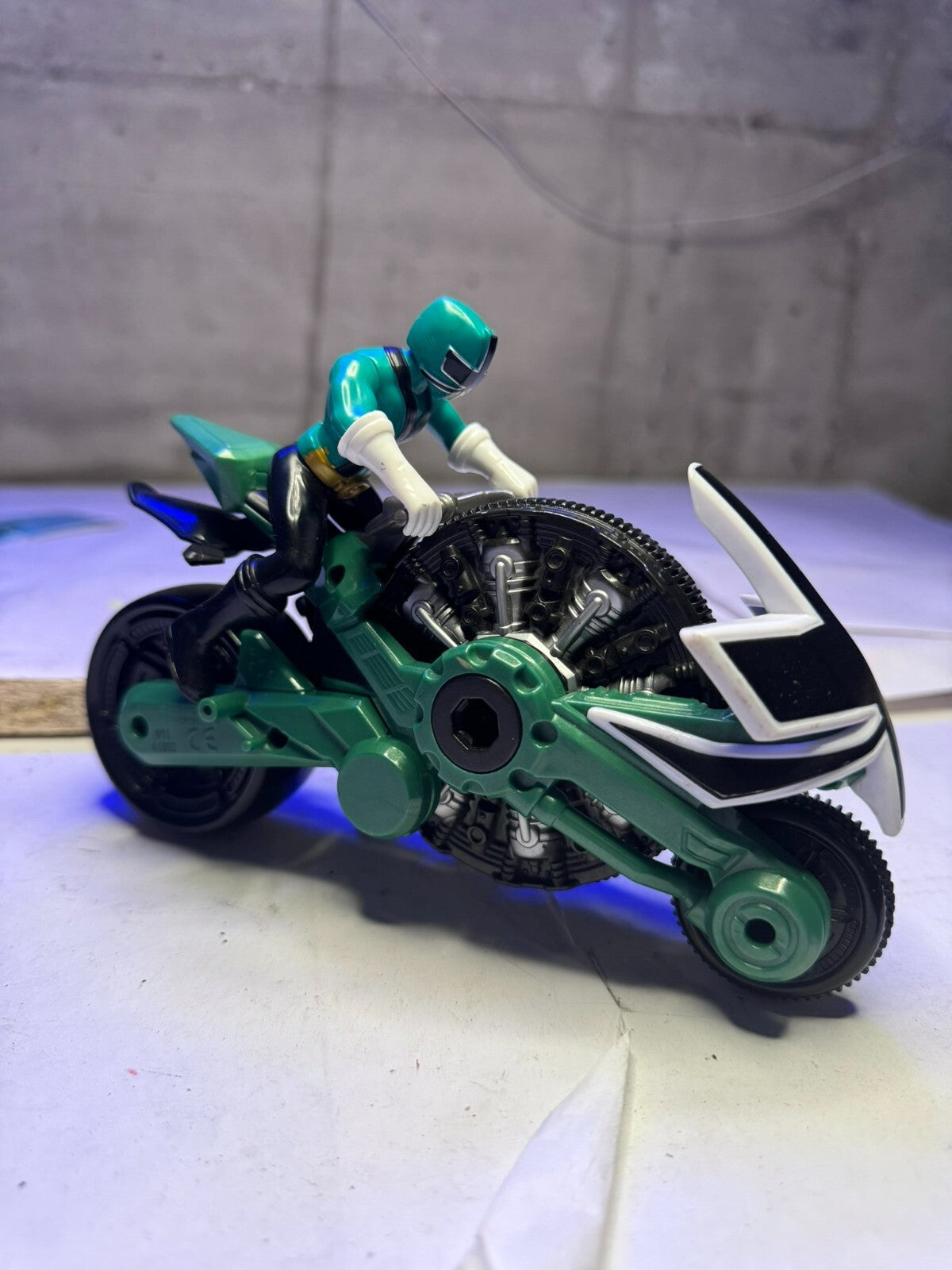 RARA variante verde - Power Rangers Super Samurai Disco Bike Zord