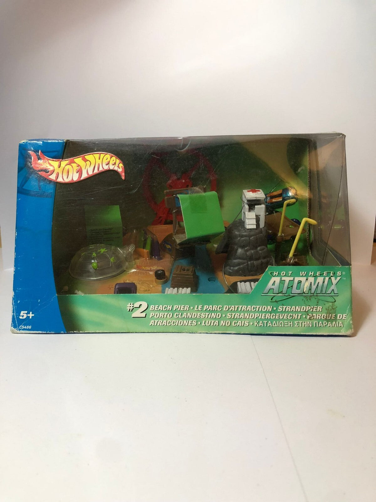 RARE HOT WHEEL ATOMIX Set #2 Beach Pier Micro Set 2003 New In Box