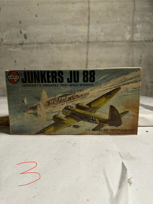 Airfix 1:72 Junkers Ju 88 n. 0 3007-0 in IMBALLO ORIGINALE #B478