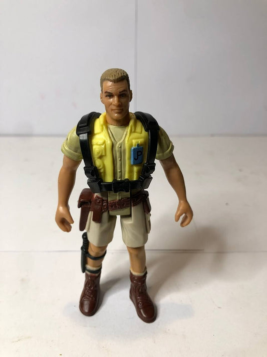 Jurassic Park 1993 Series 1 Robert Muldoon with Backpack + Raptor