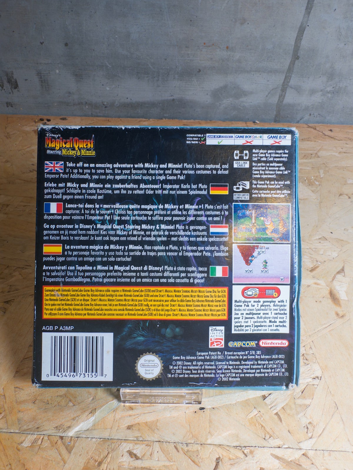 MAGICAL QUEST STARRING MICKEY & MINNIE NINTENDO GAMEBOY ADVANCE