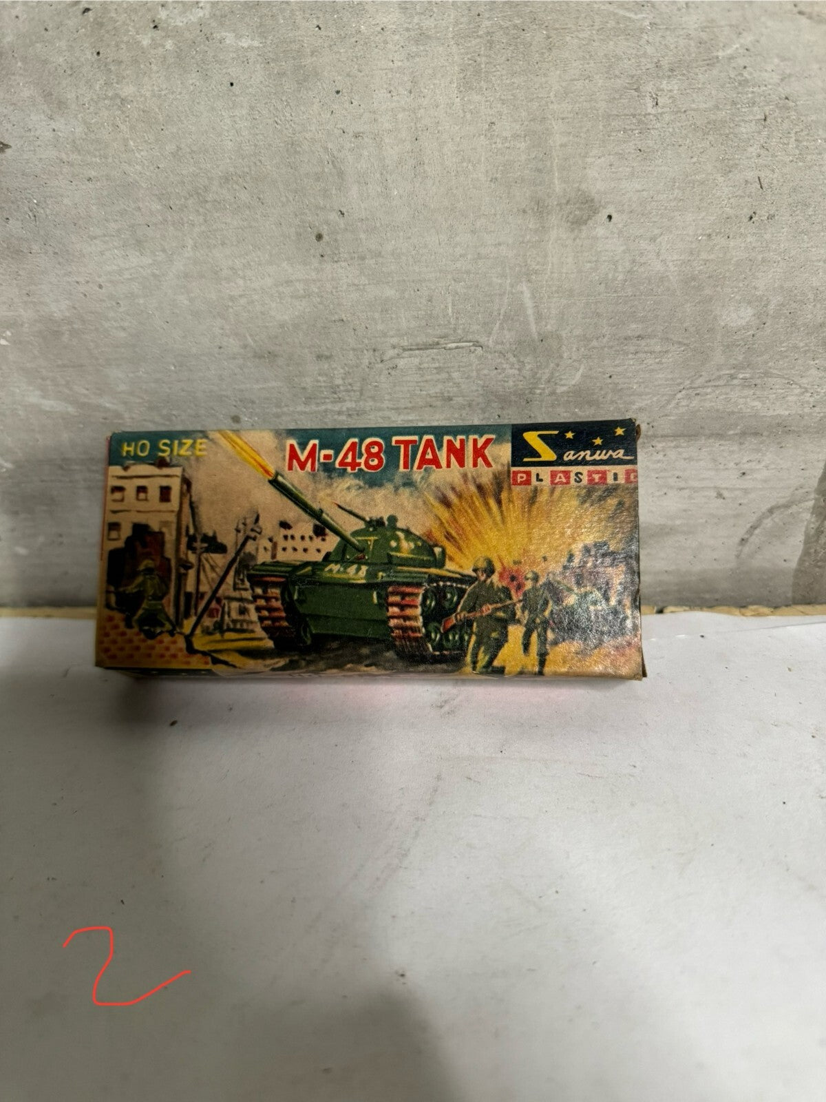M-48 Tank Sanwa Model plastic
