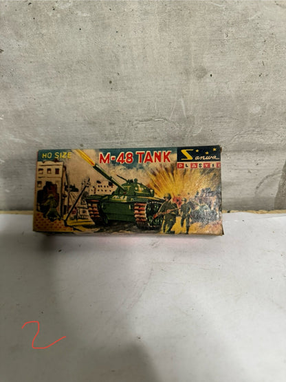 M-48 Tank Sanwa Model plastic