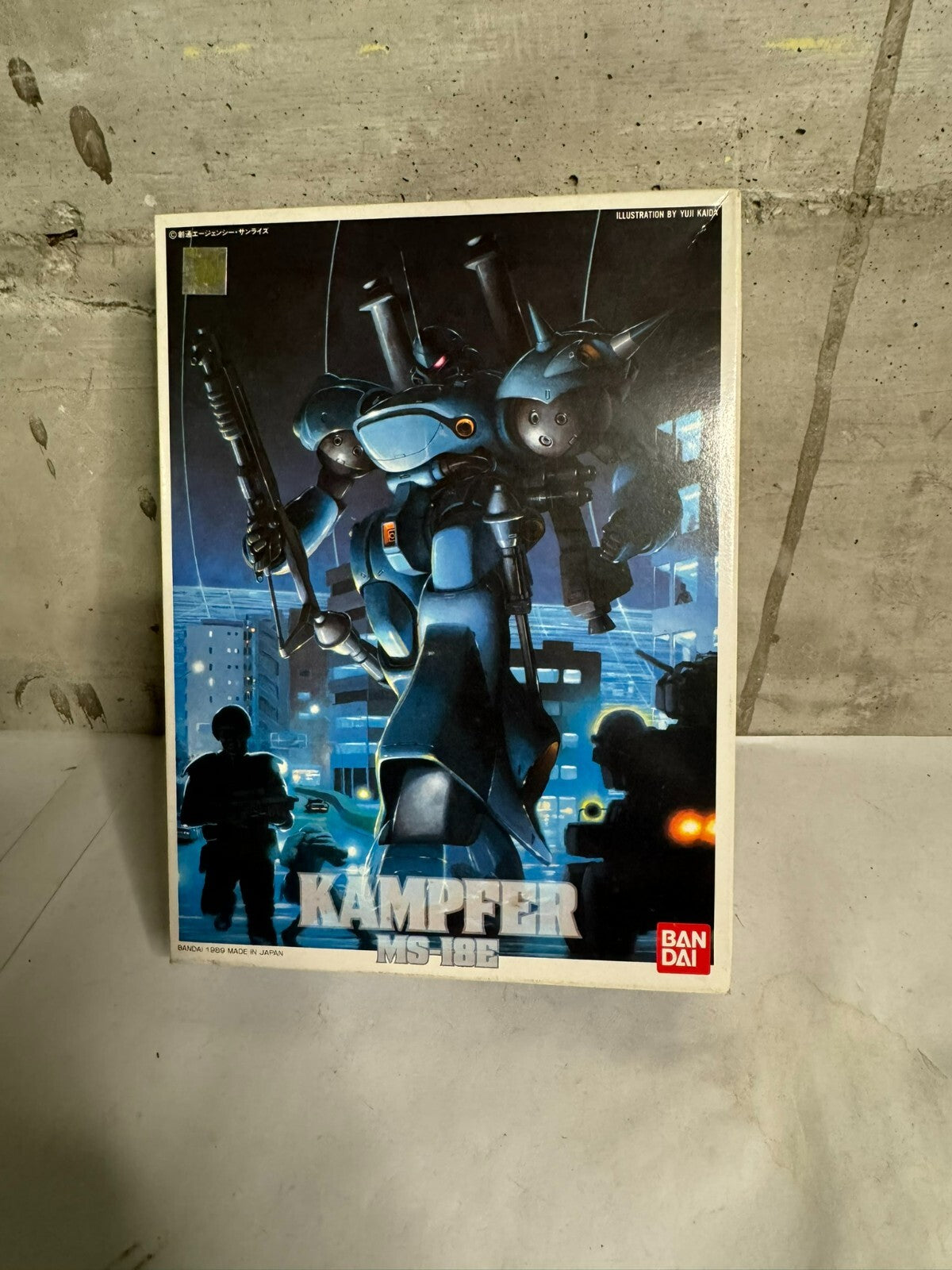 Tuta mobile vintage 1/144 MS-18E Kampfer Gundam Bandai 0080