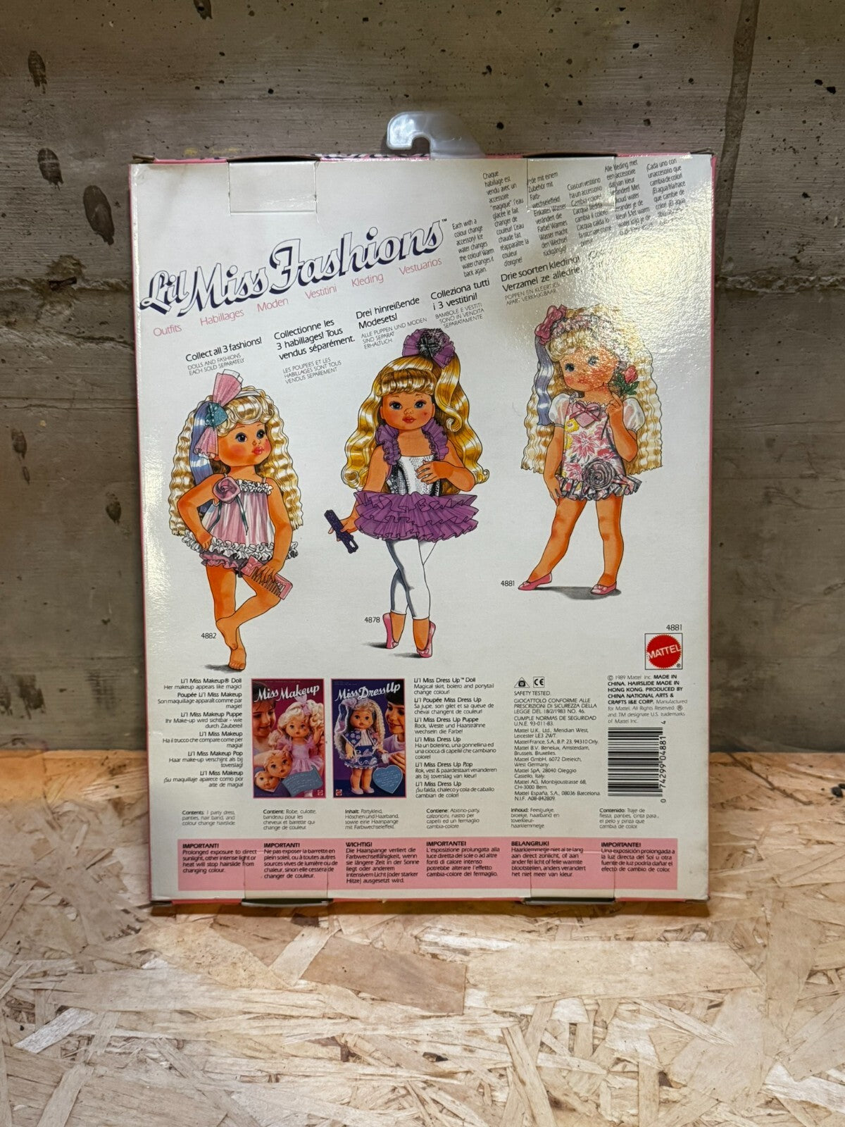 LIL MISS FASHIONS DRESS MATTEL NEW  VINTAGE ANNI ‘80!!!!!set 3