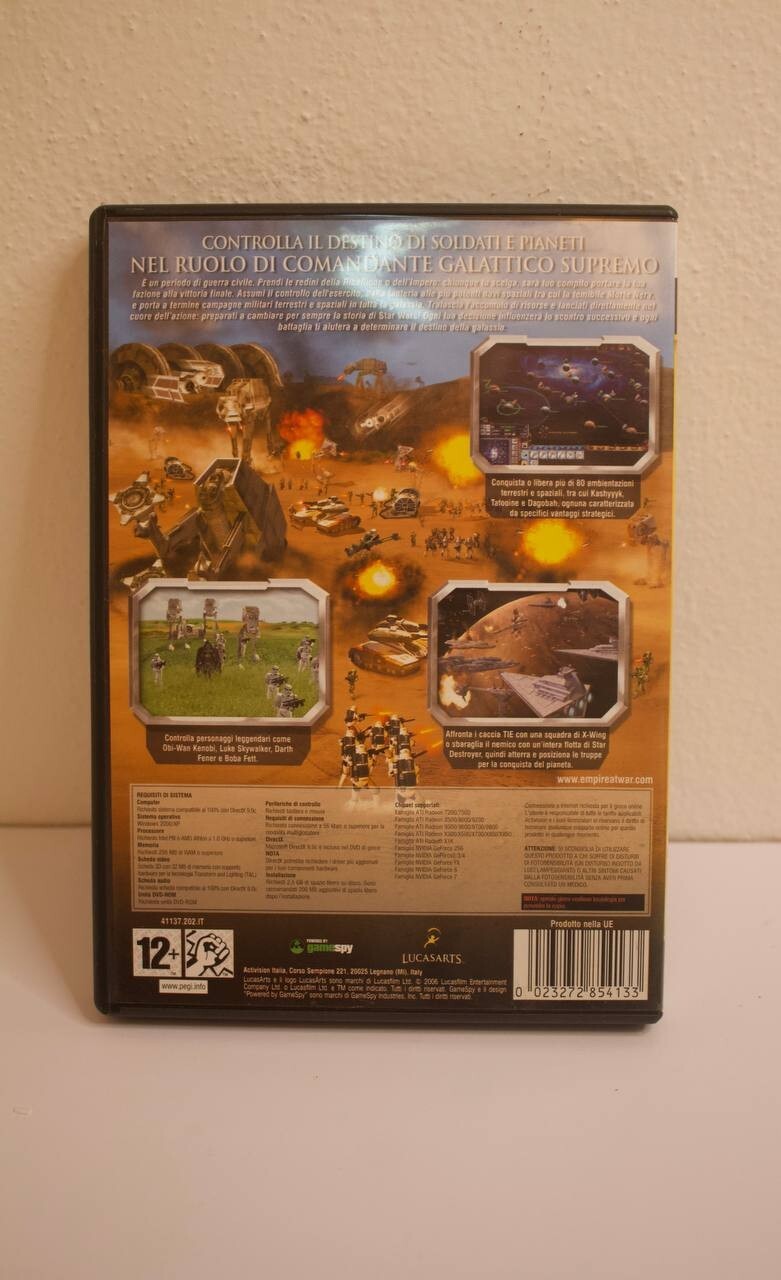 STAR WARS L'IMPERO IN GUERRA - PC COMPUTER - GIOCO NUOVO SIGILLATO - NEW SEALED