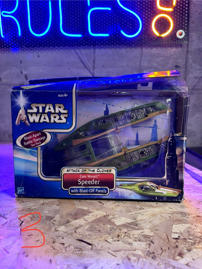 Zam Wesell Speeder with Blast-Off Panels Star Wars (Saga Collection) - Hasbro