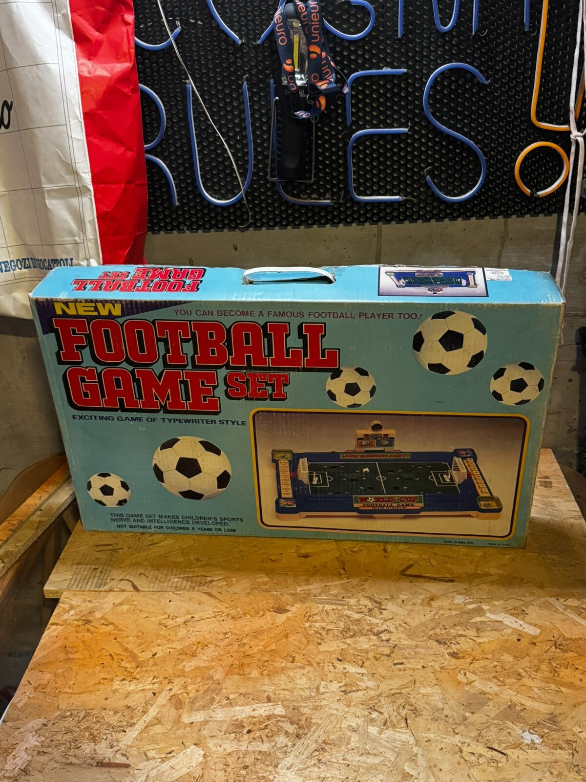 New football game set gioco da tavolo made korea