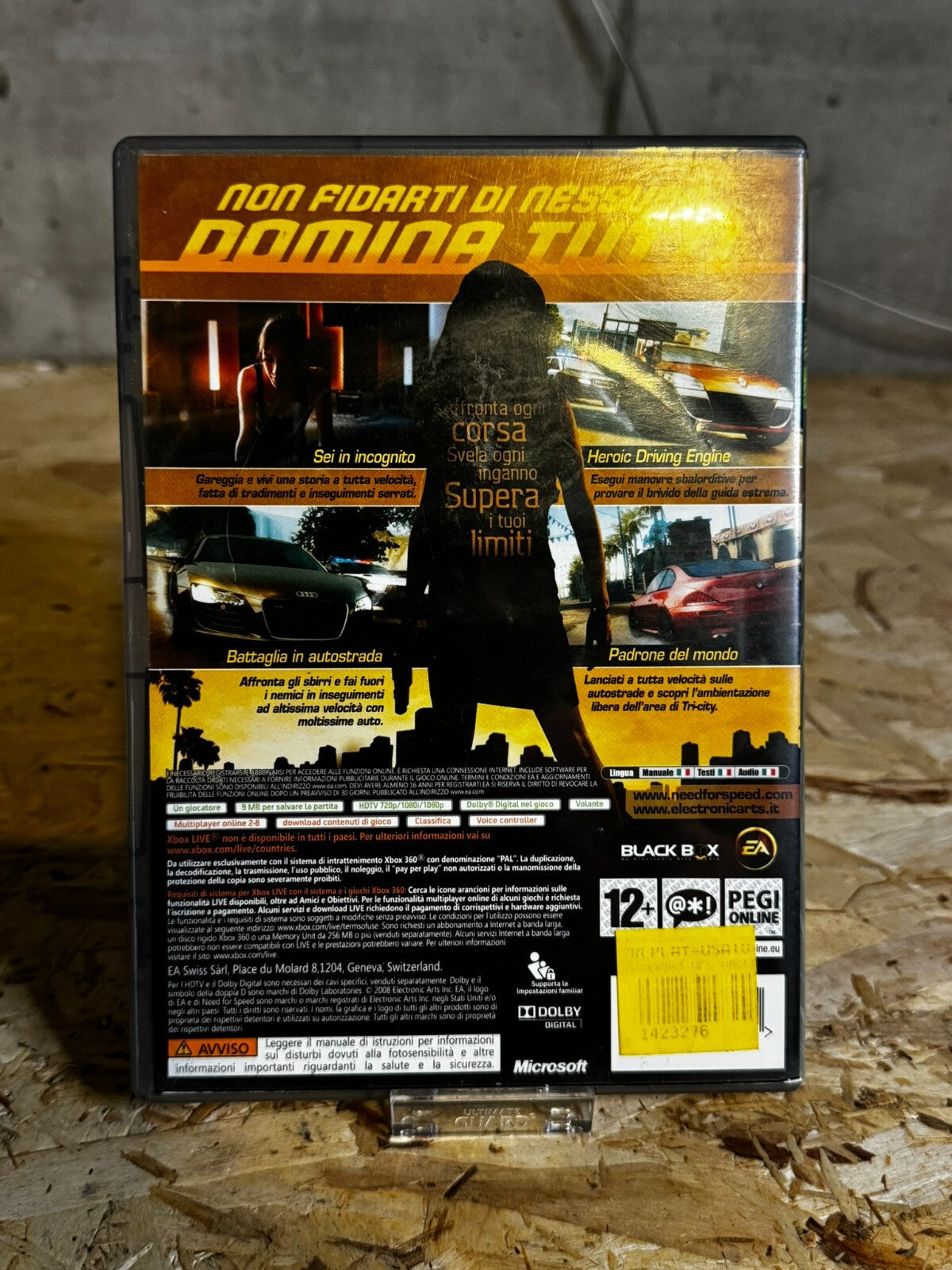 Need for Speed Undercover xbox 360 in italiano come nuovo
