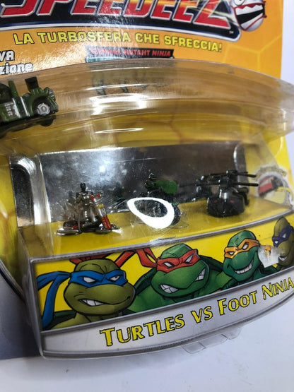 Tartarughe Ninja Speedeez Cinque Confezione Veicolo vs Piede Playmates Toy Set