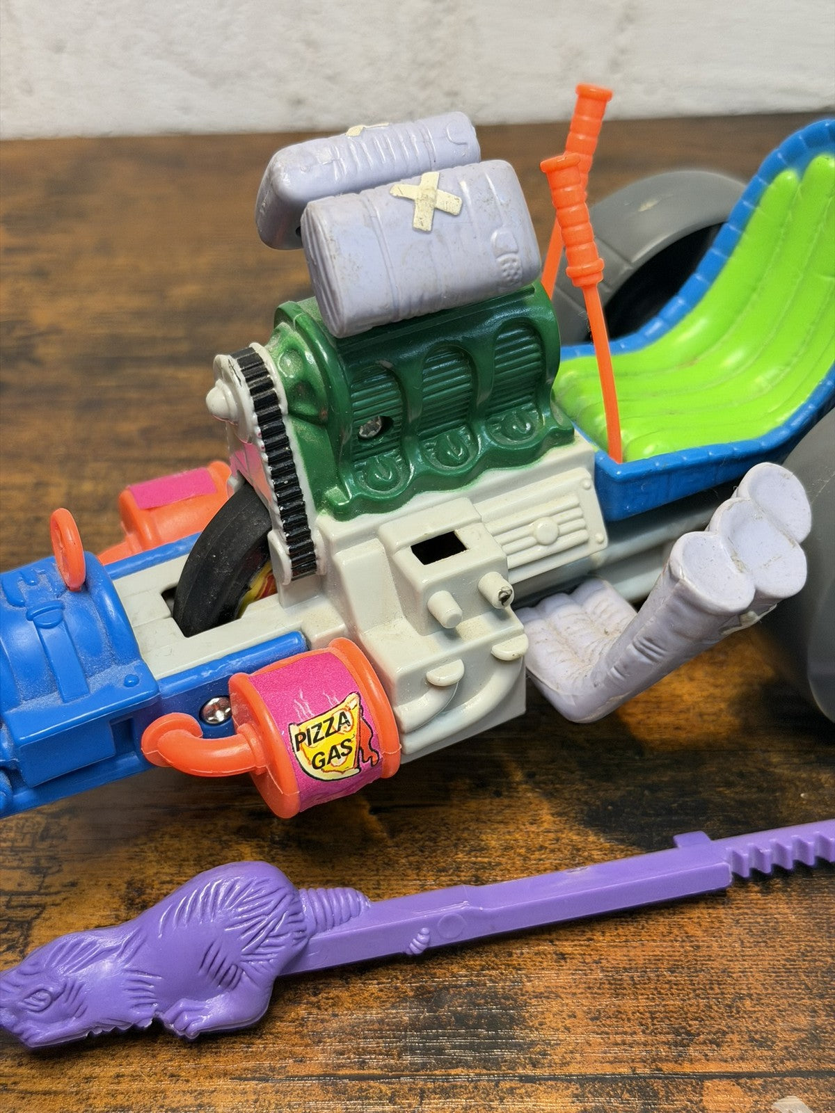 TMNT Sewer Dragster 1990 incompleto - foto 3