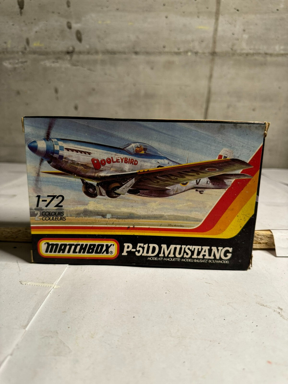 MATCHBOX USATO 1:72 KIT AEREO P-51 D MUSTANG DECALS 2 VERSIONI    ART 40013