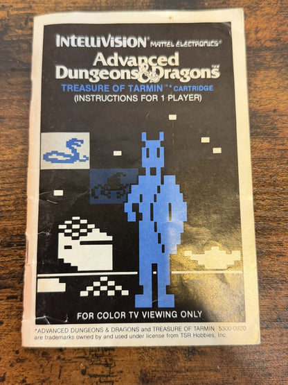AD&D Treasure of Tarmin Intellivision - foto 6