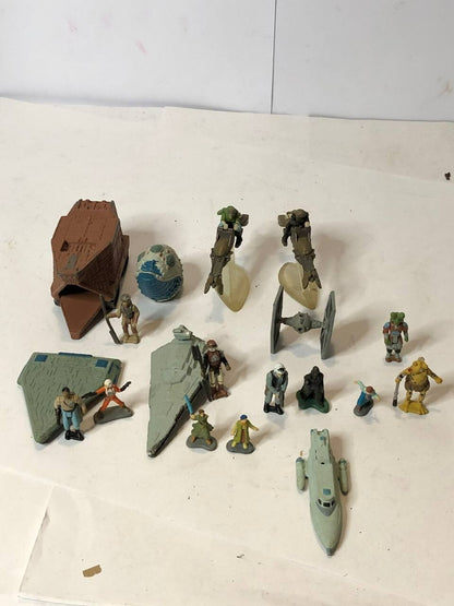 lotto star wars action figures vintage (micromachines )