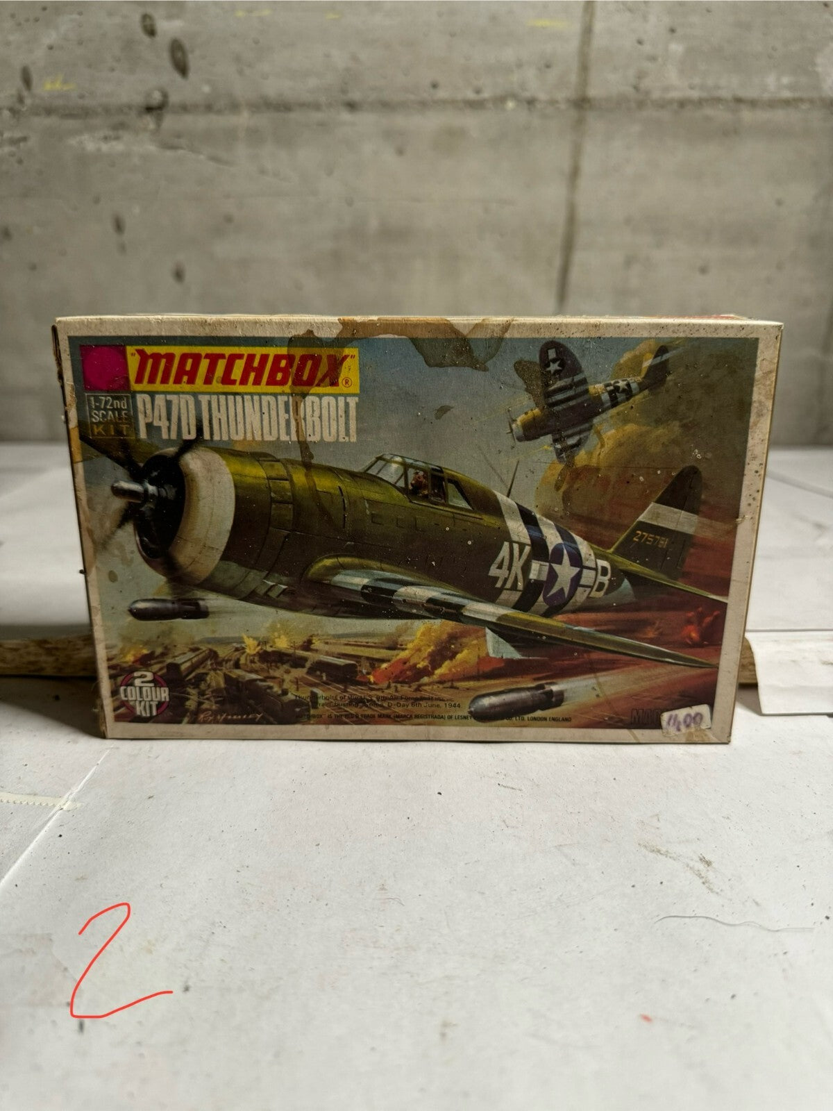 MATCHBOX P47D THUNDERBOLT PK-22 Scala 1/72