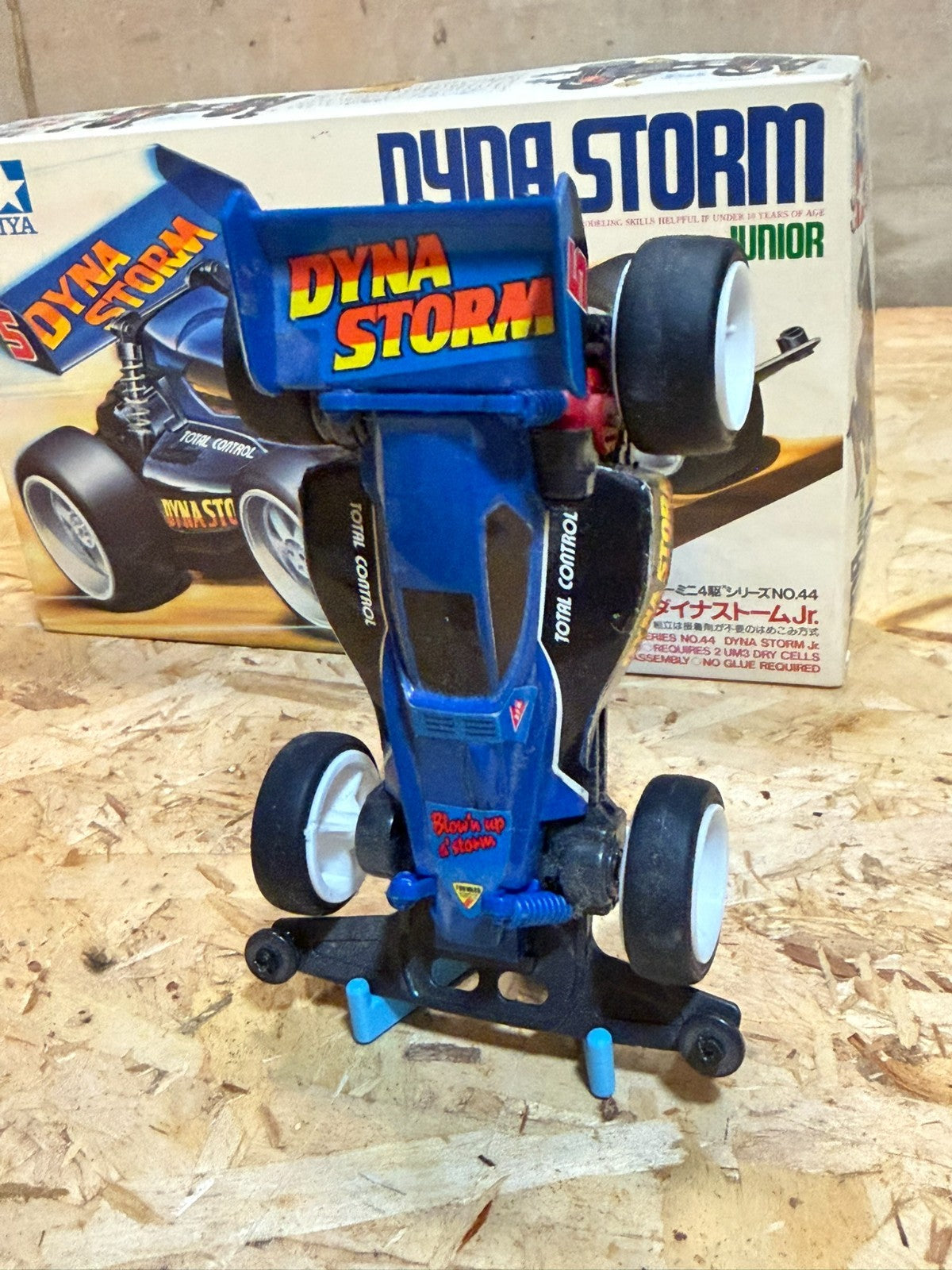 TAMIYA 1/32 MIN4WD 18044 DYNA STORM JUNIOR Vintage Molto RARO