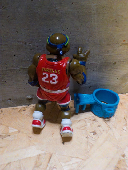 TMNT Slam Dunkin Don 1991 Donatello Air Jordan #23 Figure Vintage Variant Eu Blu