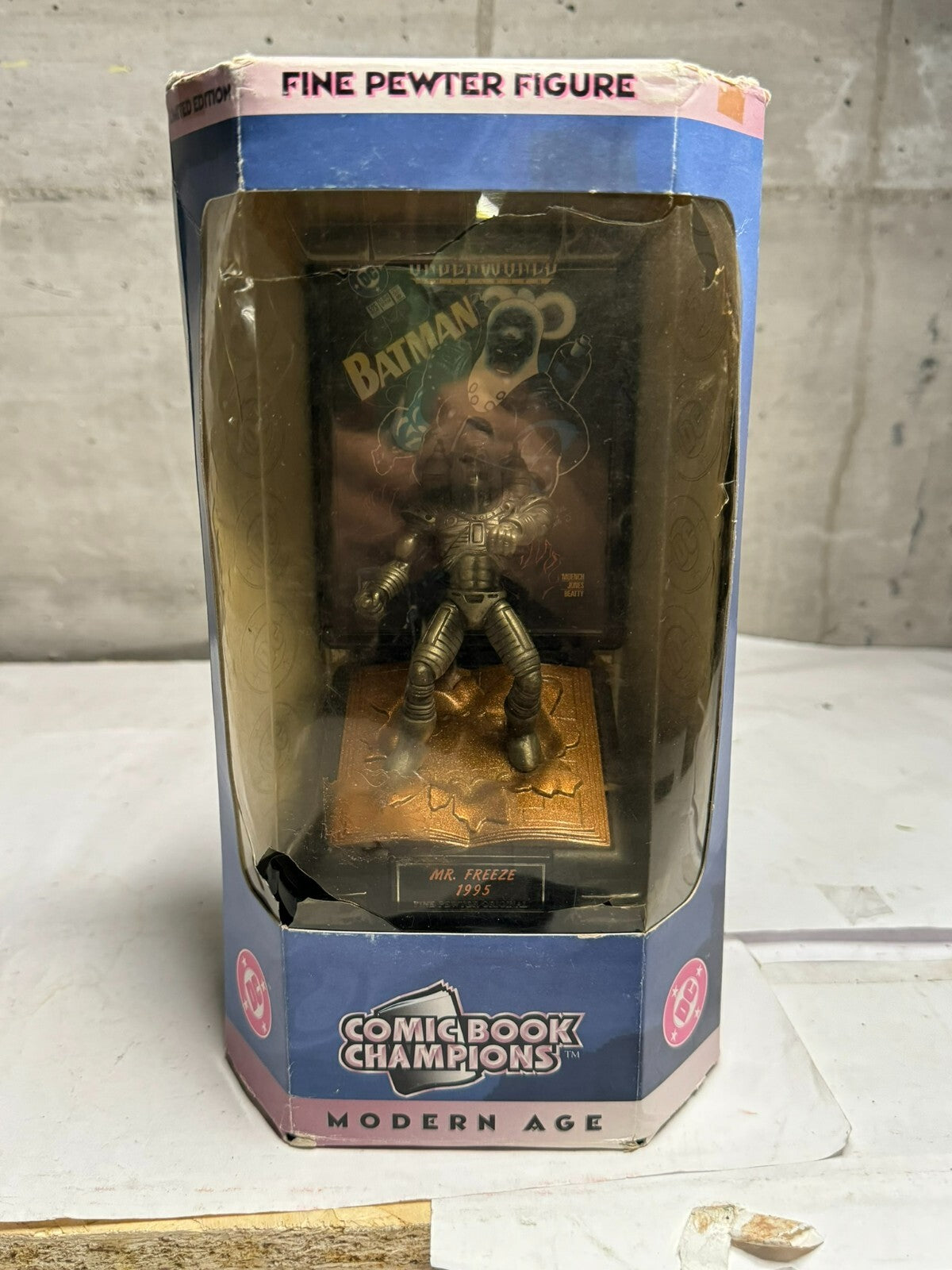 Mr. Freeze Comic Book Champions Batman stagno figura vintage 25 cm DC 1997