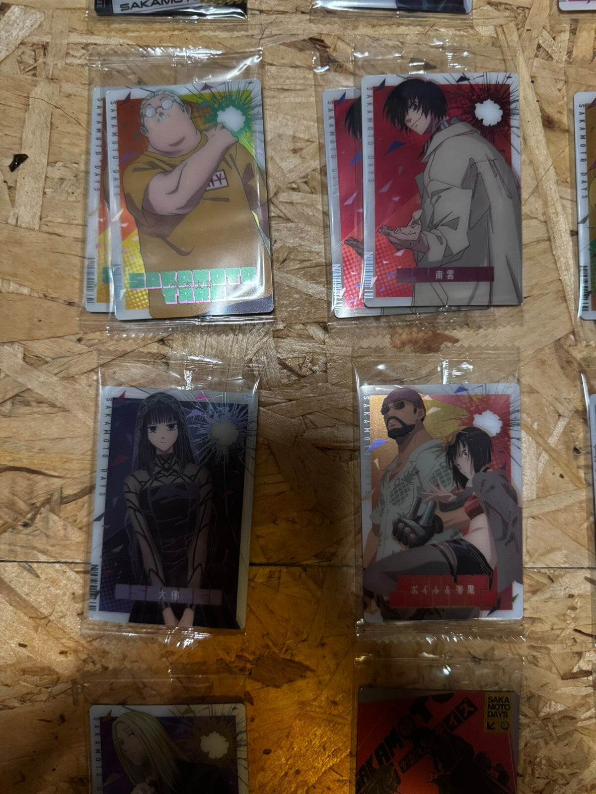 set SAKAMOTO DAYS senza wafer 2024 non completa