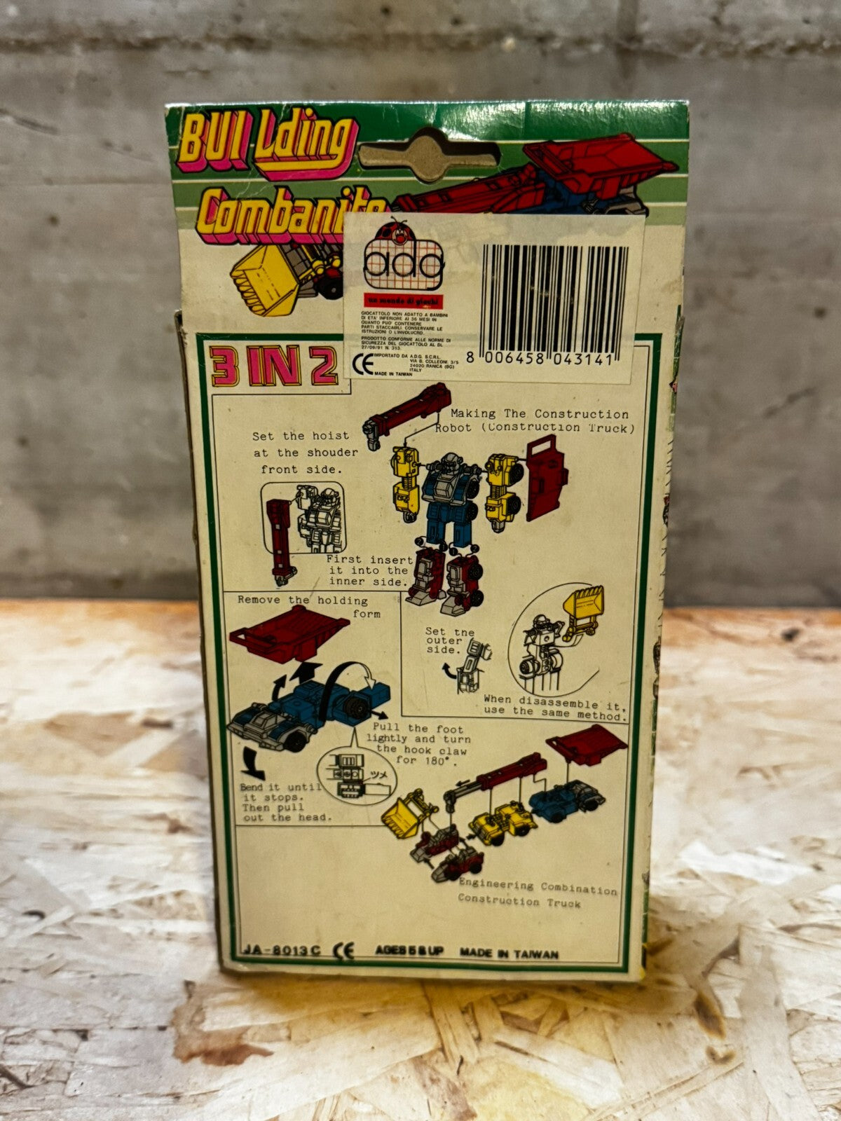 Transformer Bui LDING Combanite Dump Truck 3 in 2 Robot