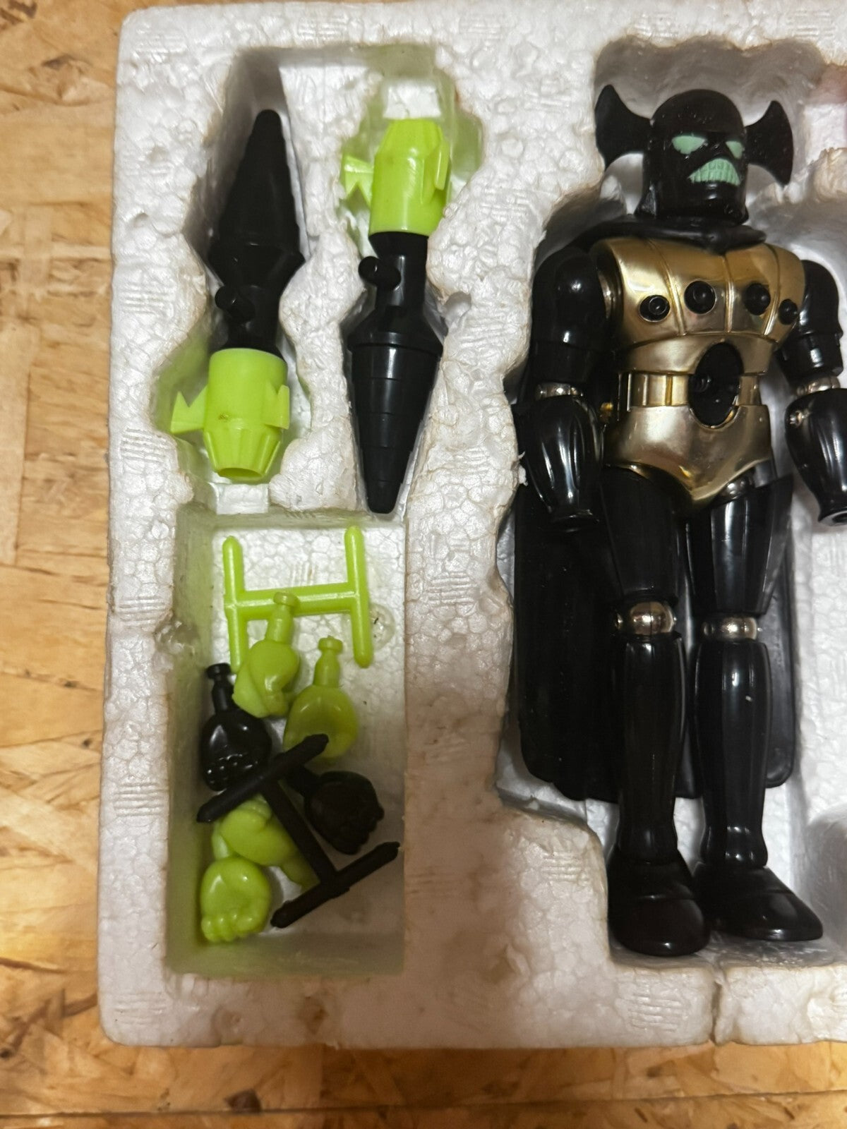 Action figure Vintage Micronauti EMPEROR Mego scatola rotta
