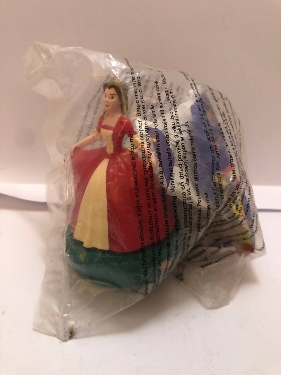 DISNEY LA BELLA E LA BESTIA BEAUTY AND THE BEAST BELLE MCDONALD'S 1998
