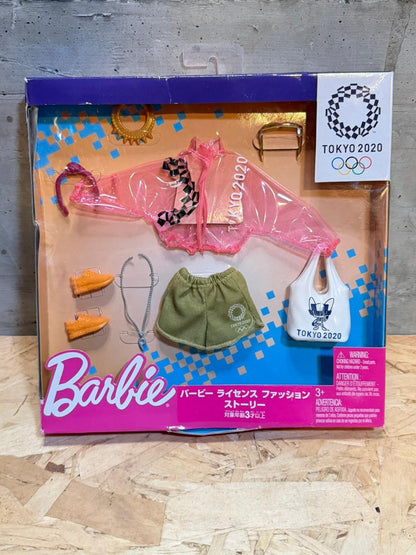 NIB! Barbie Clothing Fashion Pack Tokyo 2020 OLYMPICS Jacket Casual Outfit Shoes