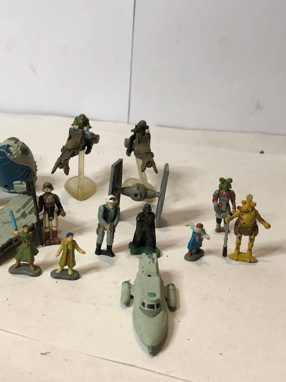 lotto star wars action figures vintage (micromachines )