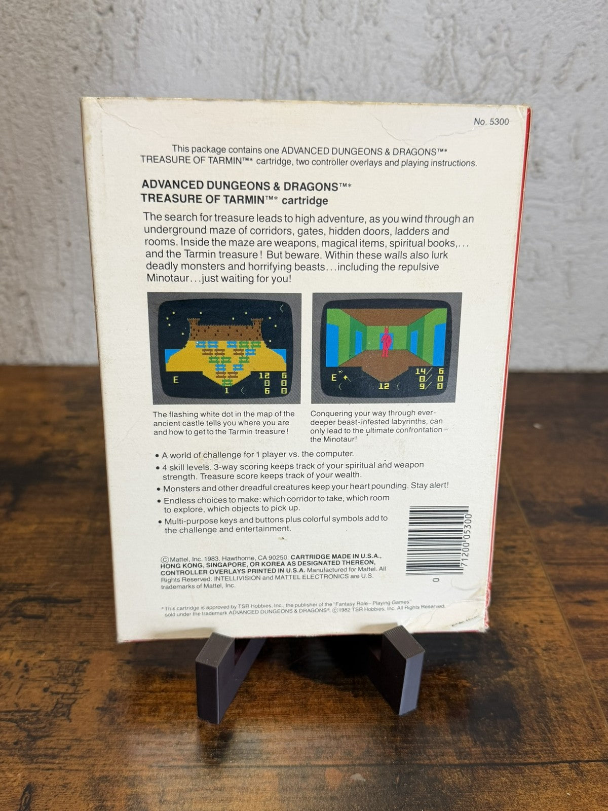 AD&D Treasure of Tarmin Intellivision - foto 2