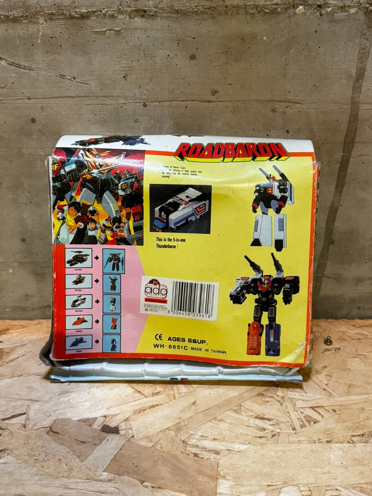 transformer roadbaron 5 in 2 robot vintage bootleg