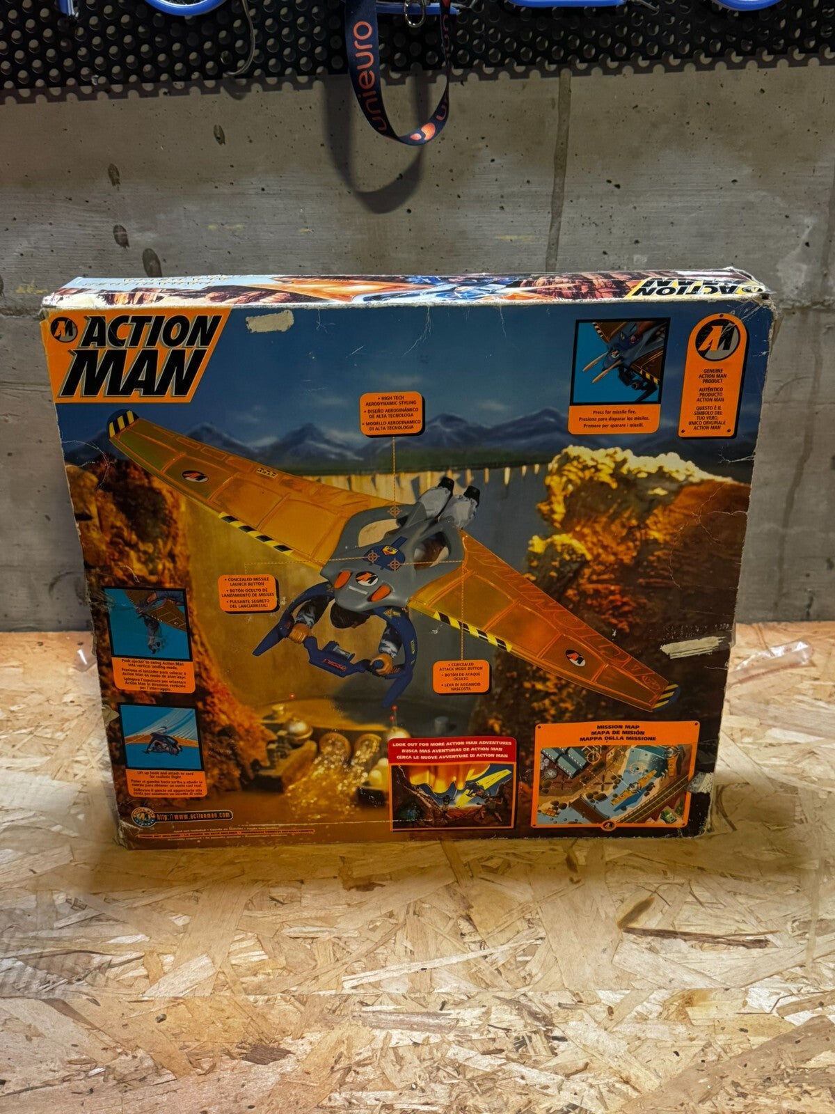 Action Man Ala Delta Deltaplano Hasbro