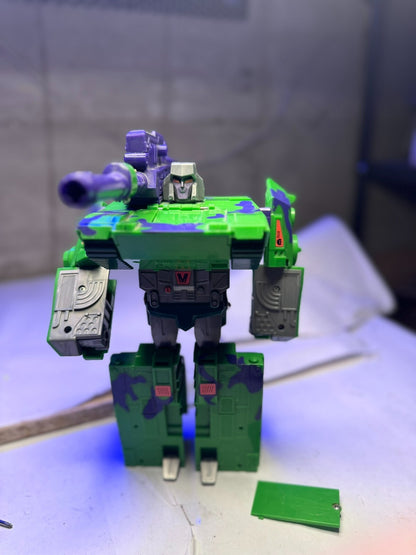 Vintage 1992 Transformers Megatron G2 Decepticon serbatoio verde Takara Hasbro T