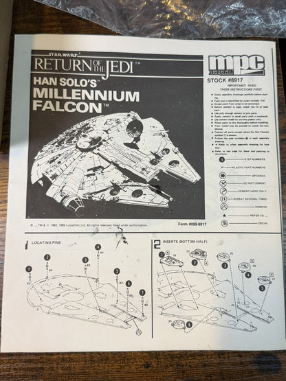 Millennium Falcon MPC Ertl montato