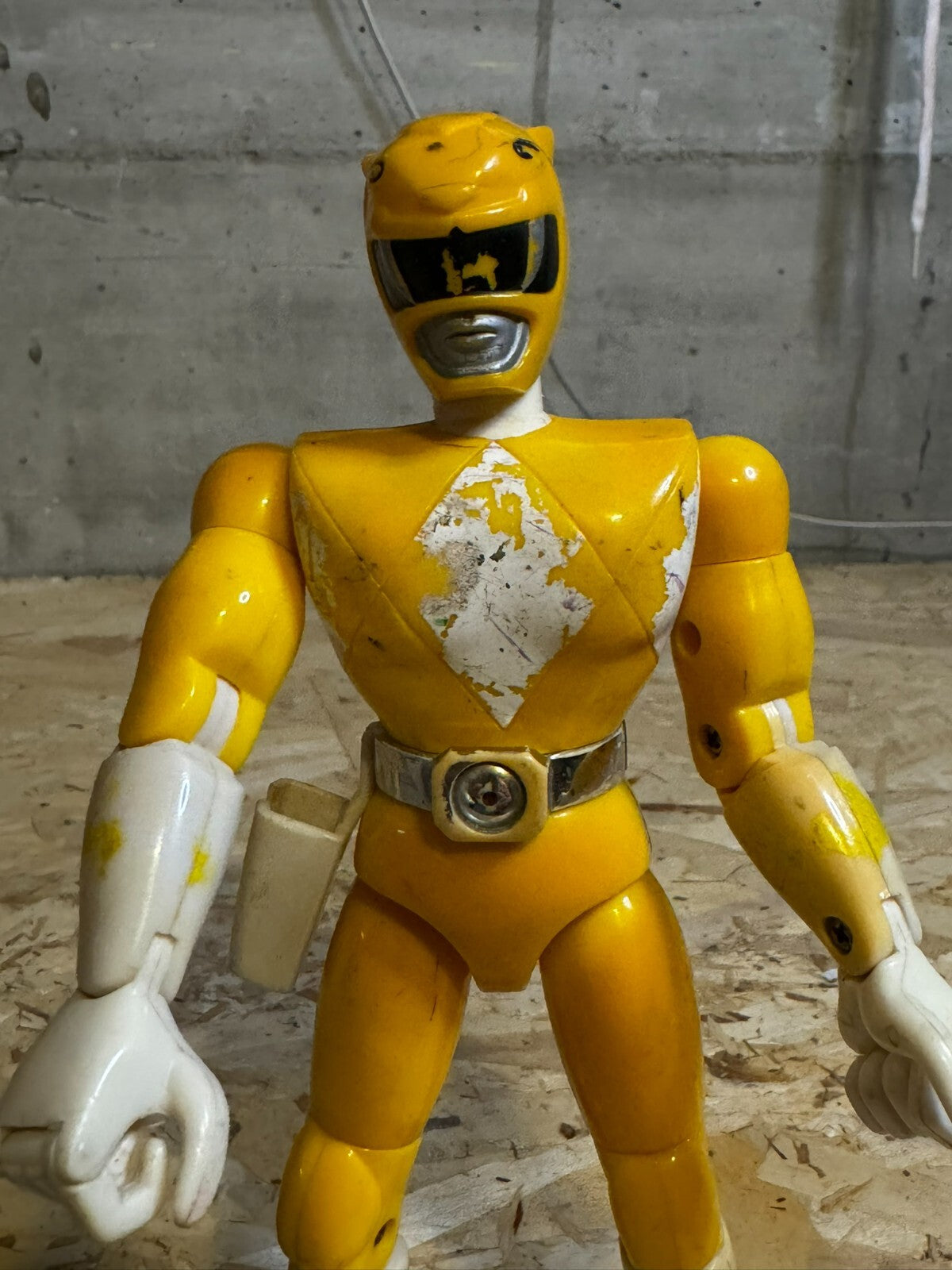 Power Rangers yellow Giochi Preziosi Vintage 1993 Bandai Action Figure