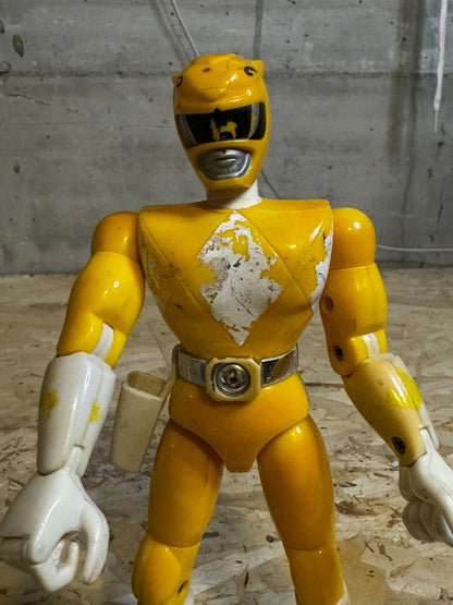 Power Rangers yellow Giochi Preziosi Vintage 1993 Bandai Action Figure