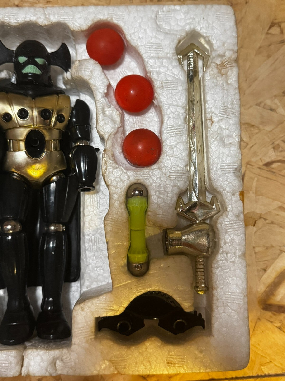 Action figure Vintage Micronauti EMPEROR Mego scatola rotta