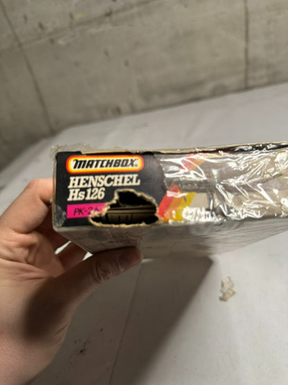 Matchbox Henschel Hs126 Model Kit 1:72 Scale New Old Stock Vintage Kit
