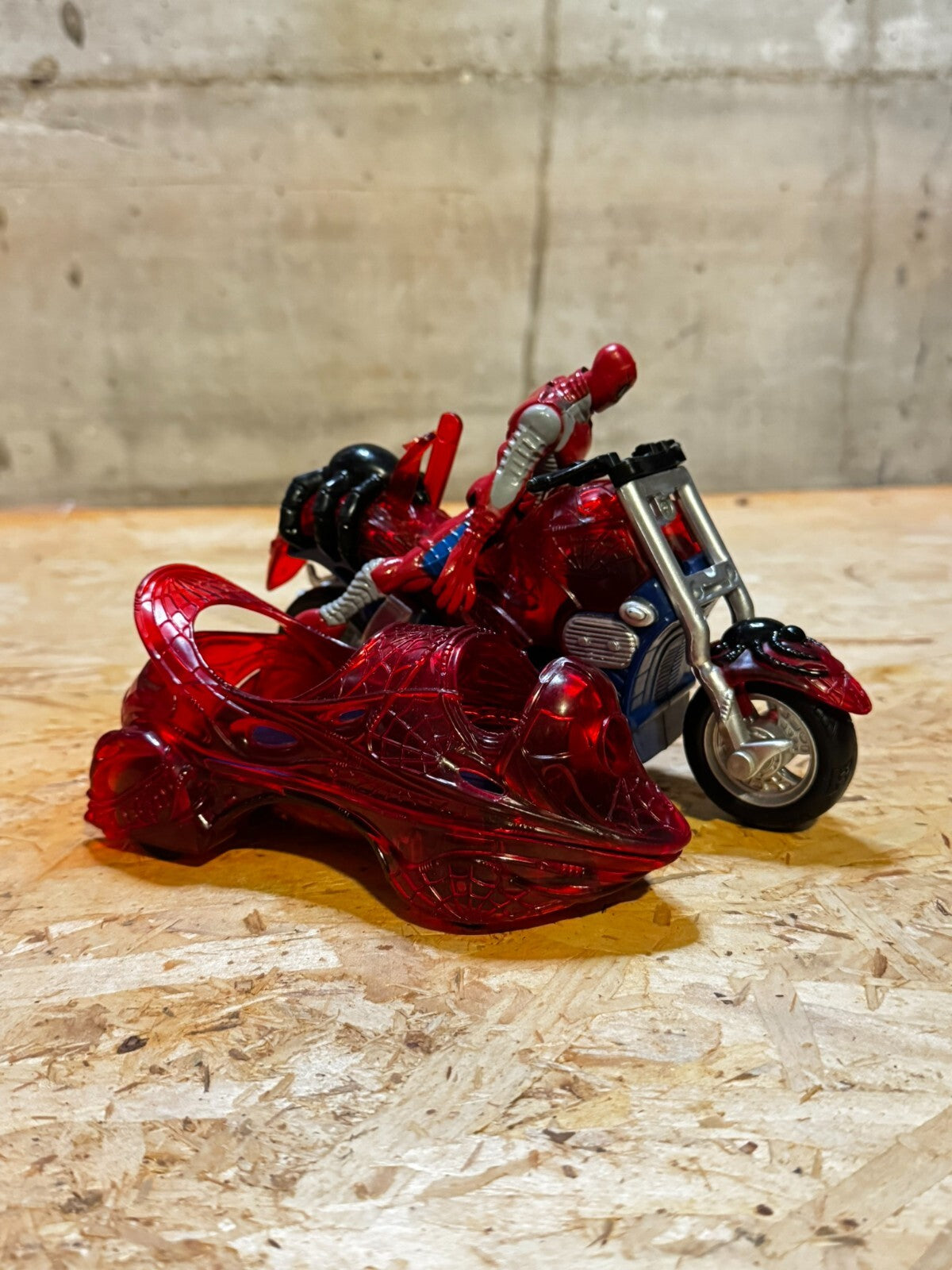 SPIDERMAN SIDECAR BIKE MARVEL 1998