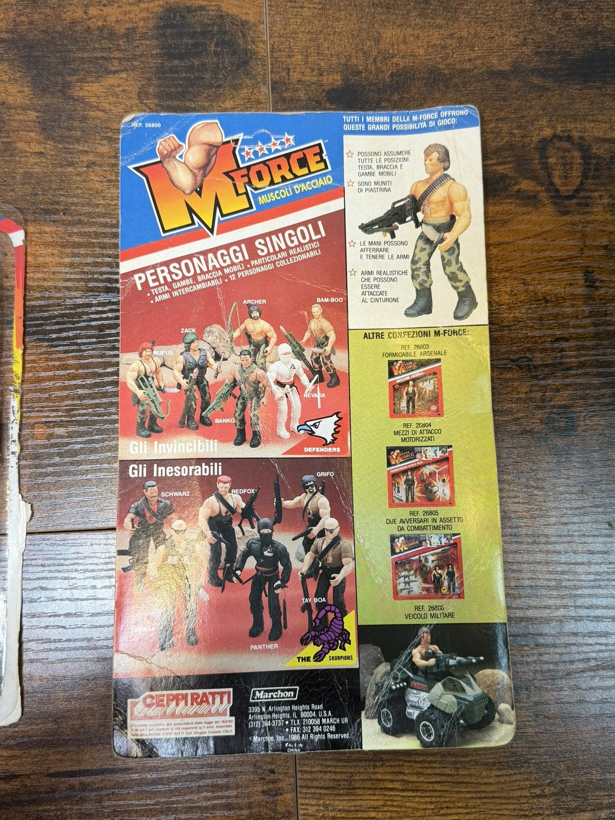 M Force Military Muscle Zack 1986