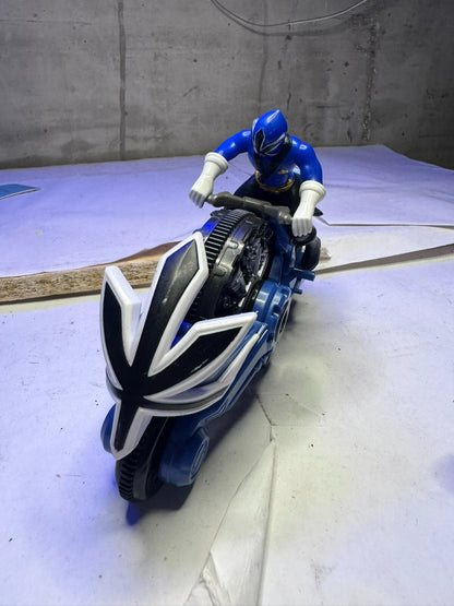 Bandai 2010, Power Rangers, Samurai Disco Cycle, Blue Ranger, #BR65