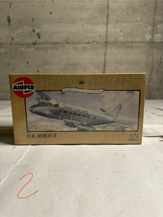 AIRFIX CLASSIC AIRLINERS 03001 1:72  - D.H.HERON II  1993 COMPLETO
