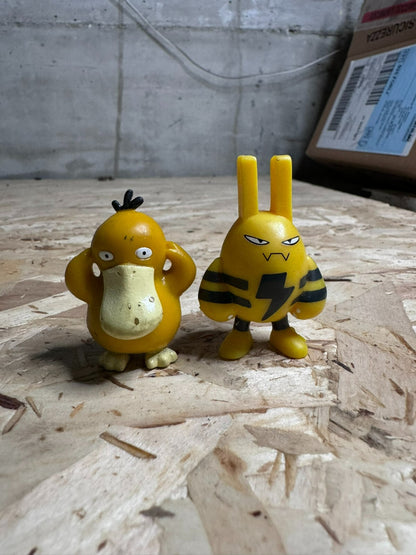 Mini figure Pokemon nintendo Elekid e Psykokwak