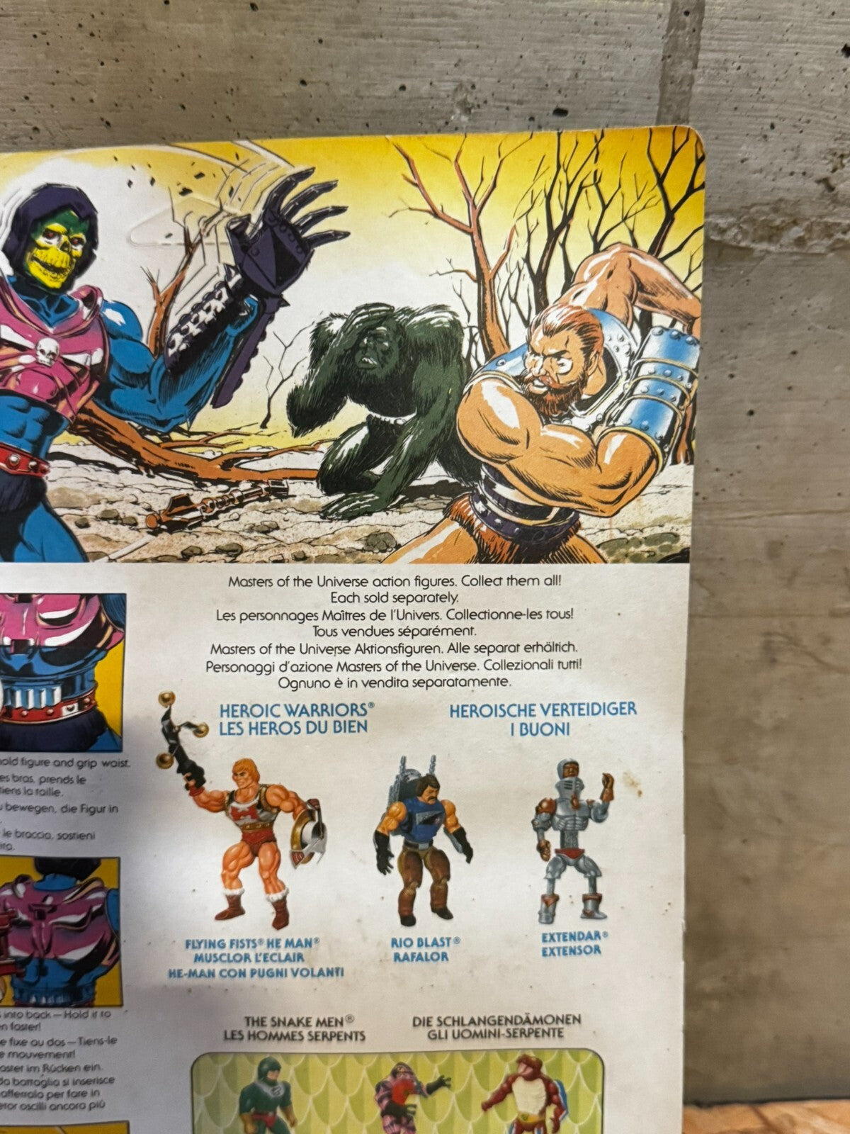 MOTU, Terror Claws Skeletor, Masters of the Universe, MOC, cardato, figura sigil