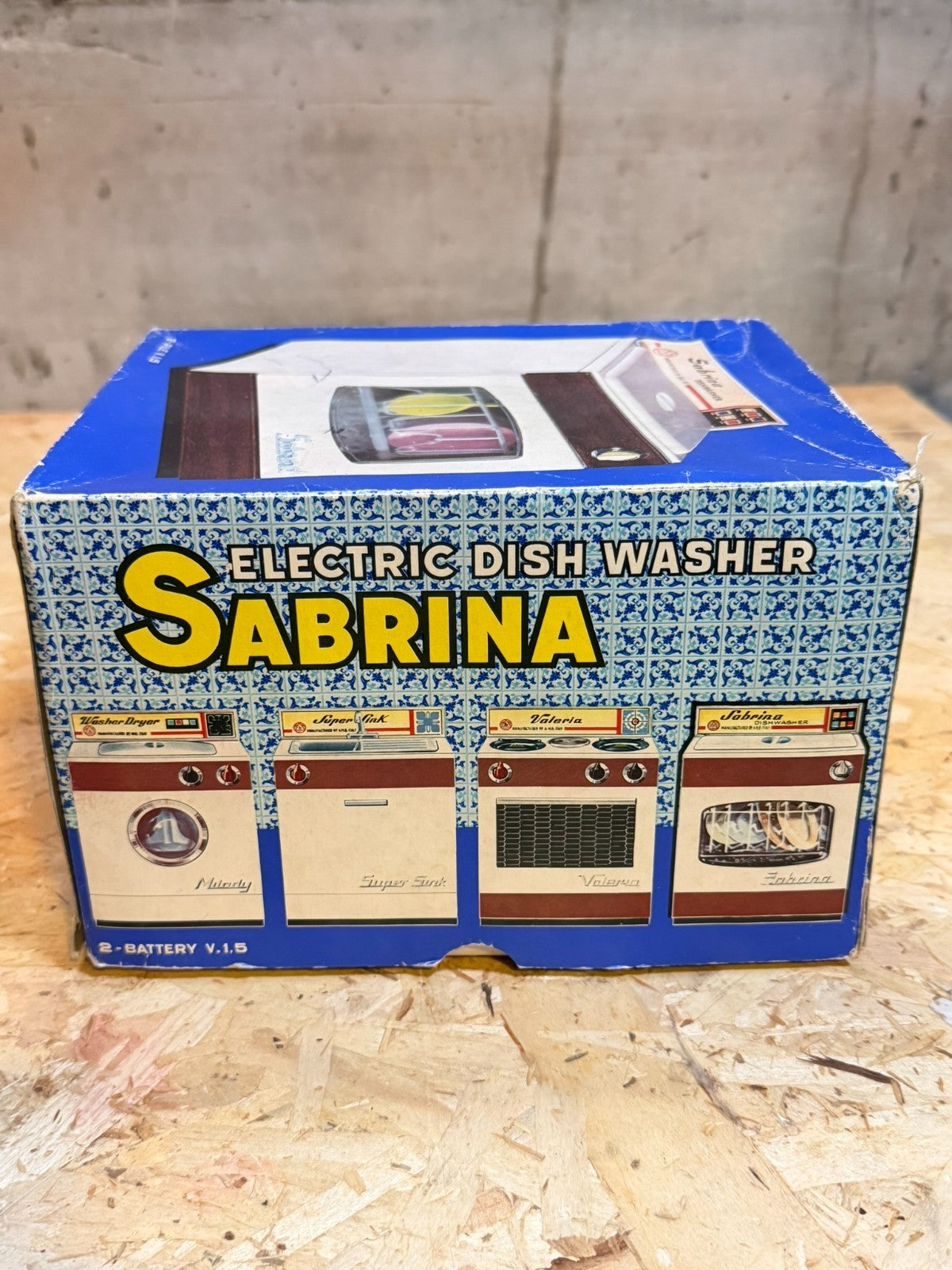 LAVASTOVIGLIE - DISHWASHER GIOCATTOLO SABRINA - AMB MADE IN ITALY - FUNZIONANTE