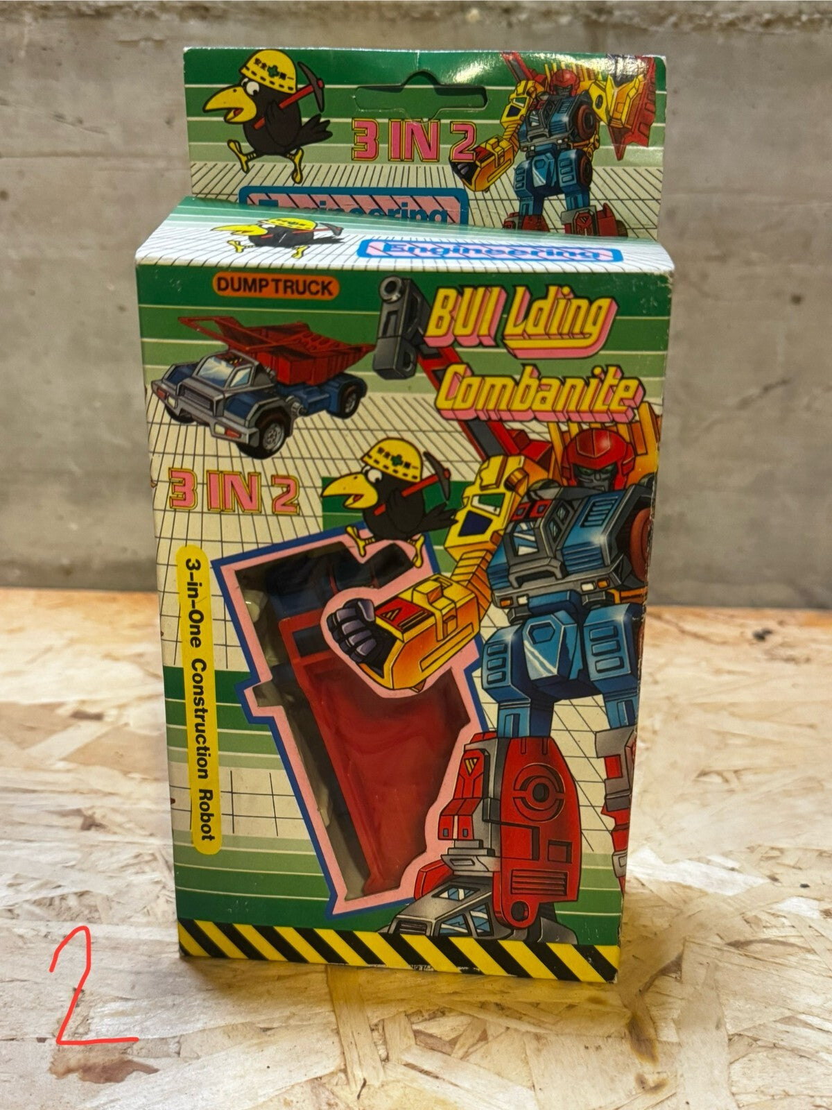 Transformer Bui LDING Combanite Dump Truck 3 in 2 Robot