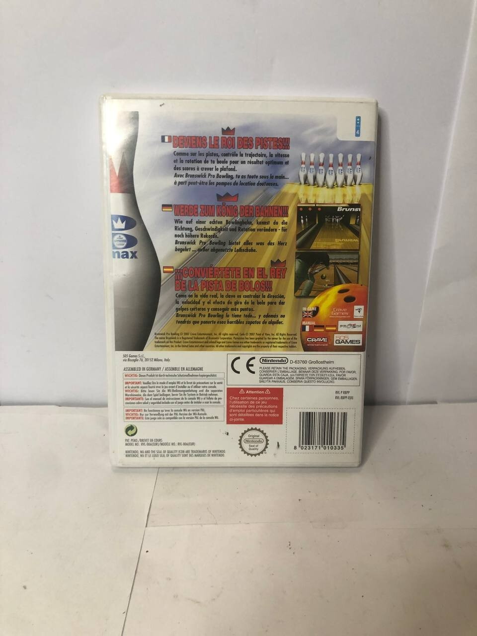 Brunswick Pro Bowling (Nintendo Wii, 2007)