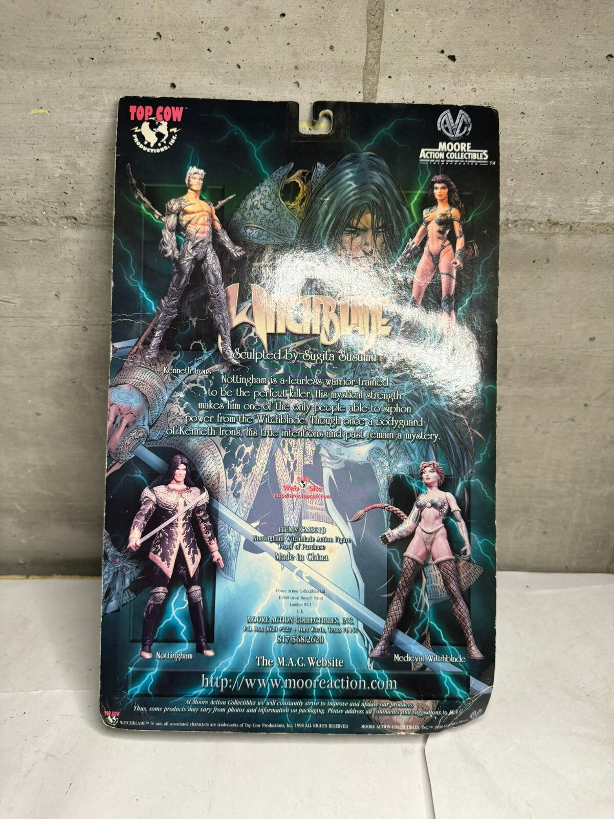 Nottingham From Witchblade Modellino Top Cow Moore Da Collezione