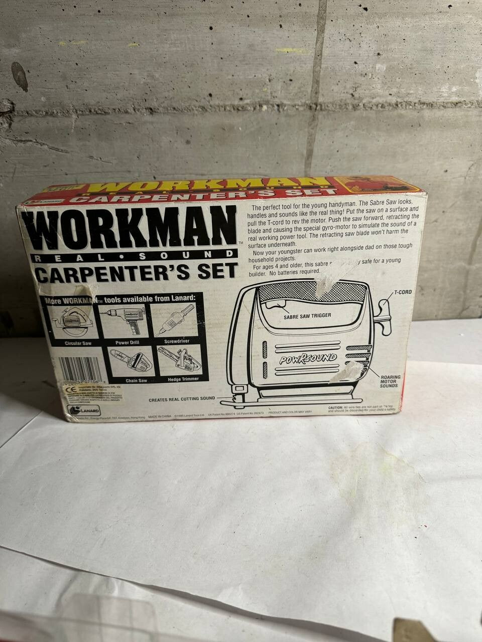 Lanard Workman Carpenter Play Set with real sounds - NEW
