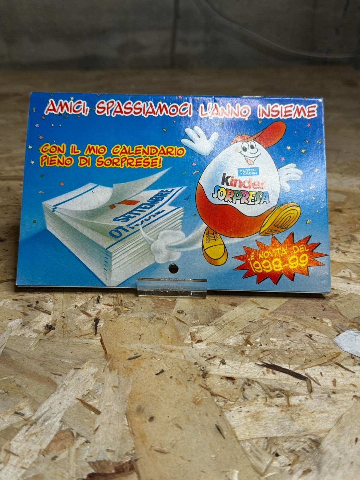 CALENDARIO KINDER SORPRESA 1998-99-TUTTE LE NOVITA'-scatoletta 8