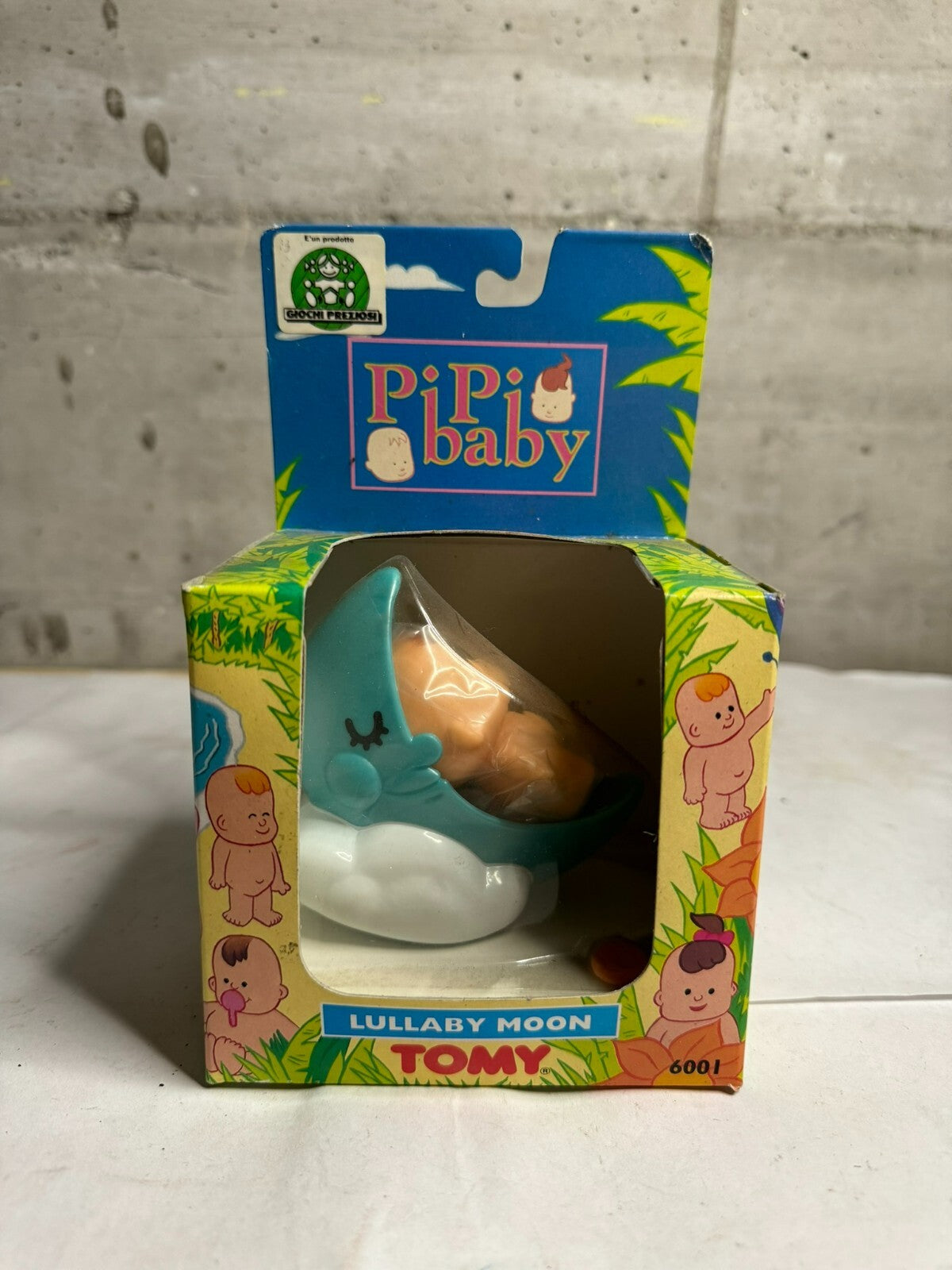 PIPI BABY TOMY LULLABY BAMBOLOTTO VINTAGE Giochi Preziosi azzurro